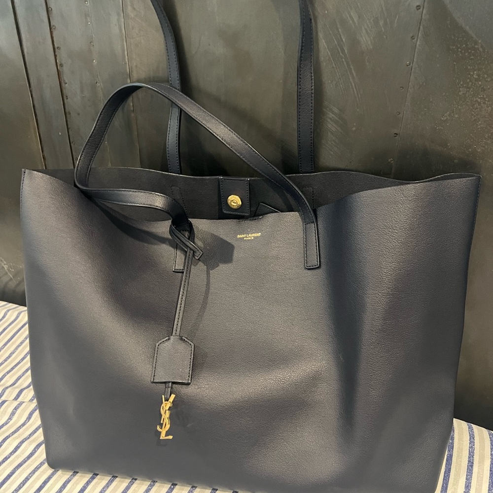 YSL shopping Saint Laurent Leather tote